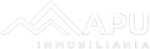 Apu Inmobiliaria logo master white